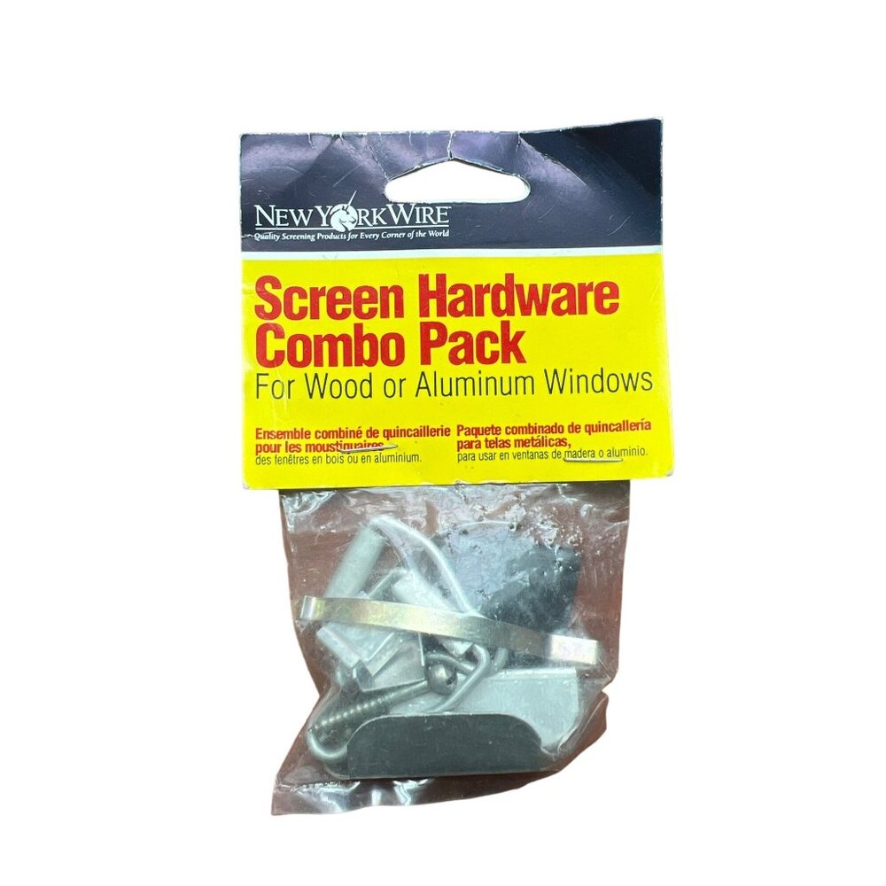 New York Wire Screen Hardware Combo Pack Wood Aluminum Windows NEW Sealed